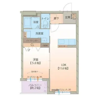 ハートフル 楓【3階】の間取り