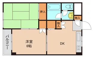 千葉県市川市原木1【マンション】の間取り