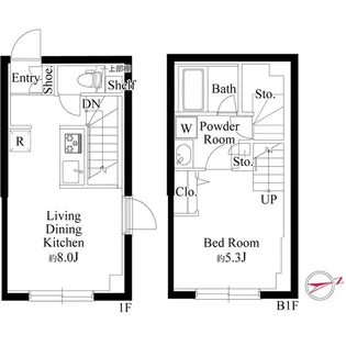ラ・ペルラ下北沢の間取り