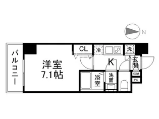 アドバンス京都デタンデュ【6階】の間取り
