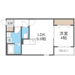 フォレスト千歳町【3階】の間取り