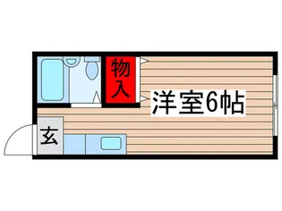 パークサイド初富【1階】の間取り