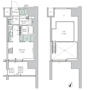 ONE ROOF RESIDENCE TAMACHI【2階】の間取り