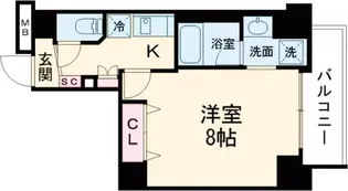 GROWS堀切菖蒲園AZ【3階】の間取り
