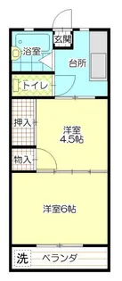 ハイツタカノ【2階】の間取り