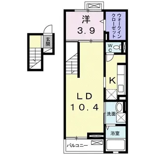 カーサグレイス【4階】の間取り