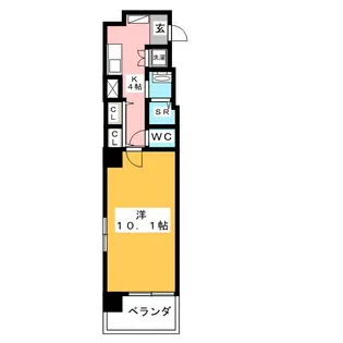 シテラ川崎【7階】の間取り