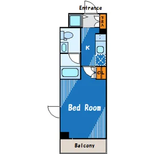 グラントゥルース大森ライズ【7階】の間取り