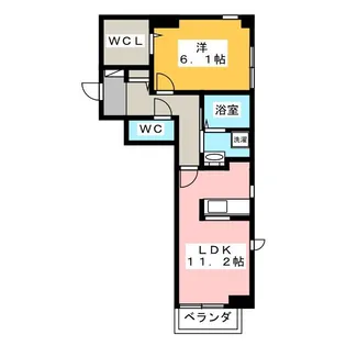 グリシーヌ石神井公園【2階】の間取り
