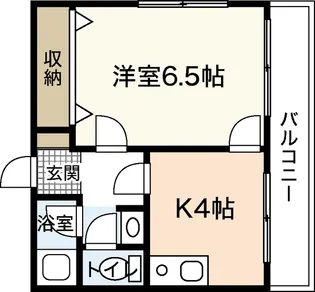 セジュール観音【2階】の間取り