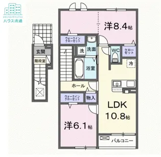 エミネント長田 I【2階】の間取り