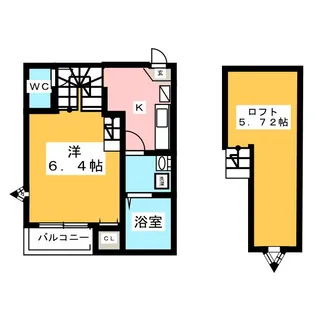 ロイヤルクレスト天塚町【2階】の間取り