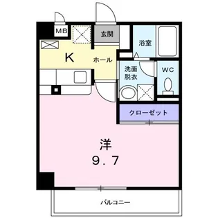 フリーデ中央1番館【3階】の間取り