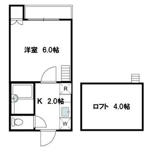 プレステージ中野坂上【1階】の間取り