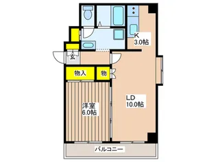 コーセイ・マンション【4階】の間取り