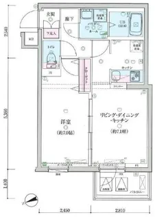 GENOVIA桜上水skygarden-ジェノヴィア桜上水スカイガーデ【3階】の間取り