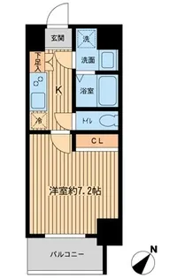 プライマル マチダ【7階】の間取り