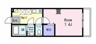 シュガール御所山TWO【1階】の間取り