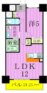 コンフォリア北小金【8階】の間取り