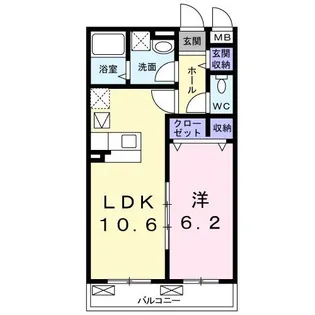 サンシャイン【1階】の間取り