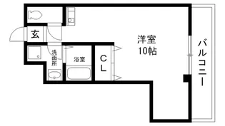 ハイヒル愛宕山【1階】の間取り