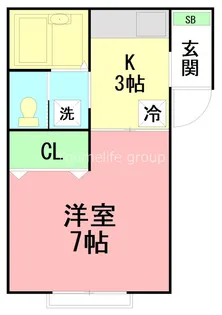 リバージュ【1階】の間取り