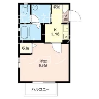 カーサ入江【1階】の間取り