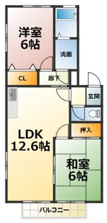 アルバ【2階】の間取り