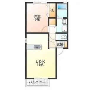 リヴェールII・III【1階】の間取り