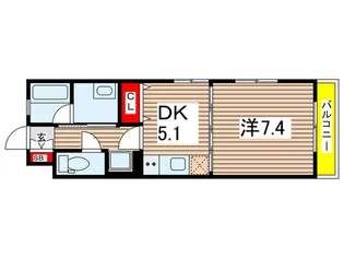 グレイスコートIII【1階】の間取り