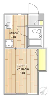 サニーハウス【1階】の間取り