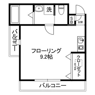 グランメゾン東白楽II【1階】の間取り