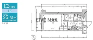 クラスタ越中島【3階】の間取り