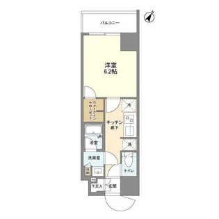ブランシエスタ浅草千束【3階】の間取り