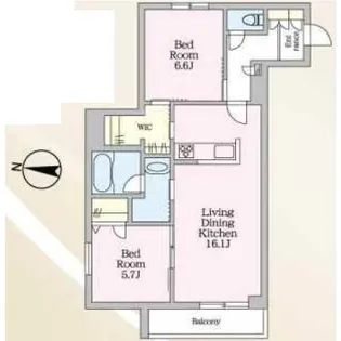 カーサレジーナ【2階】の間取り