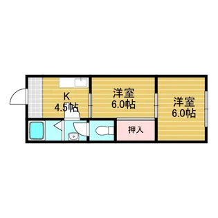 メビウス十三レジデンス【3階】の間取り