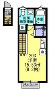 クオーレ八軒小路 WEST【2階】の間取り