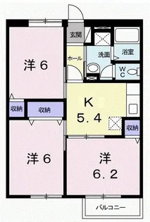 ボヌール【2階】の間取り
