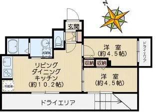 HJクラウンIの間取り