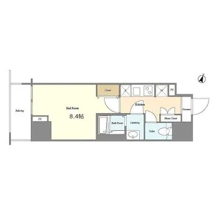 BPRレジデンス町田【9階】の間取り