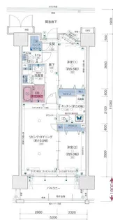 ポレスターいづろ通り1102号室【11階】の間取り