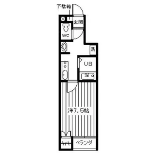 ポルトローナ【1階】の間取り