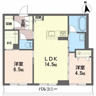 べレオ プランドール【2階】の間取り