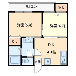 エーデルハイツ【3階】の間取り