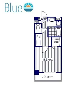 フローリッシュ湘南台【2階】の間取り