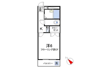 エクセル・コトブキ【2階】の間取り