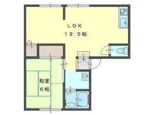 サンビレッジエクセル【1階】の間取り