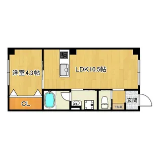 ハイツベアータウン【1階】の間取り