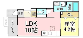 グランツIV【1階】の間取り