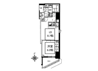 S-RESIDENCE曳舟【10階】の間取り